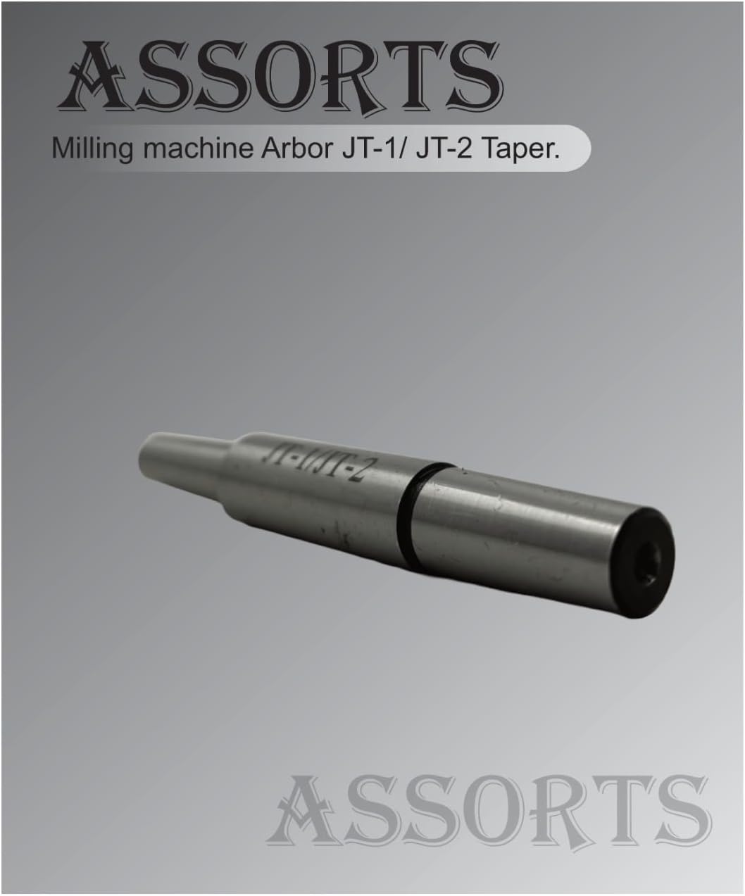 ASSORTS Milling Machine Arbor with JT-1/JT-2 Taper - for Diverse Machining Applications