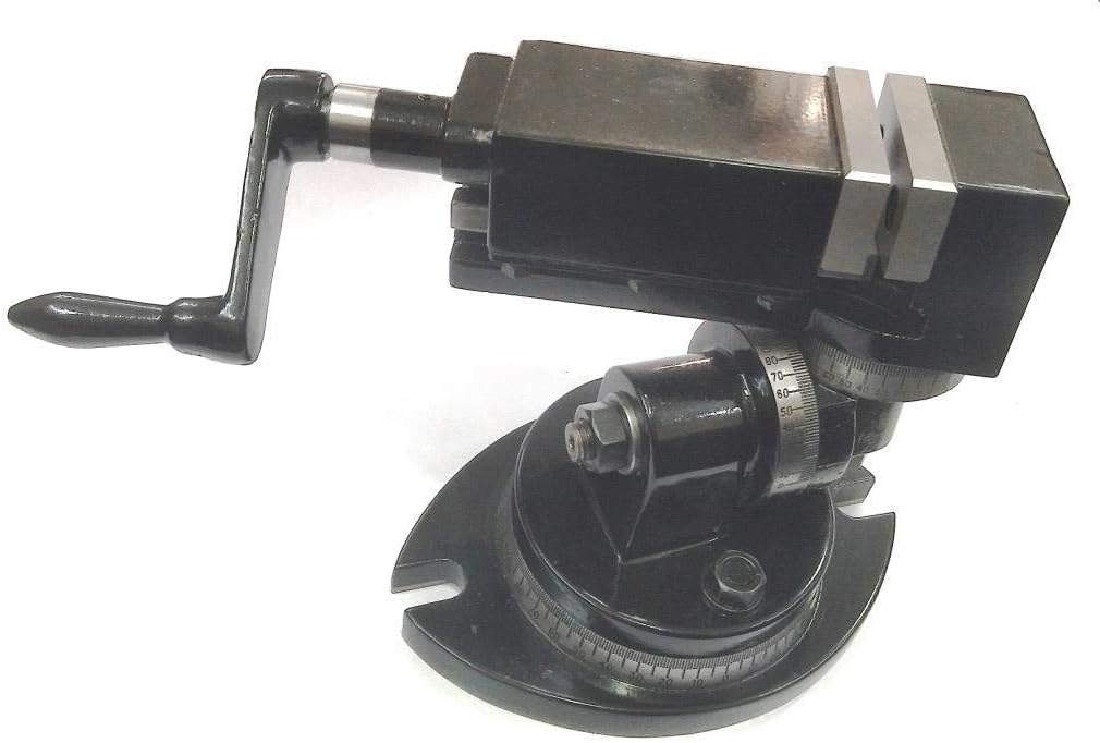 Universal Milling Machine Vice Vise 2"/ 50 Mm- 3 Way-precision Quality