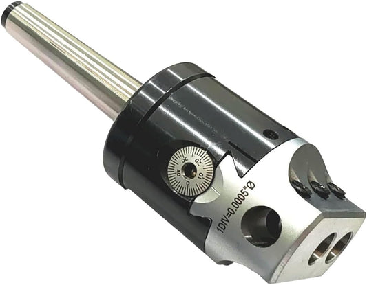 Assorts' Boring Head 2" Inches for Milling & Lathe Machine (3MT (M12 x 1.75 Drawbar) & 9 PC CARBIDE TOOL SET)