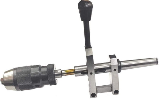 Sensitive Drilling Attachment For Lathe Machine To Avoid Drill Breakage (Drill Chuck Not Included) (Shank MT3- Drill Chuck Taper B12)