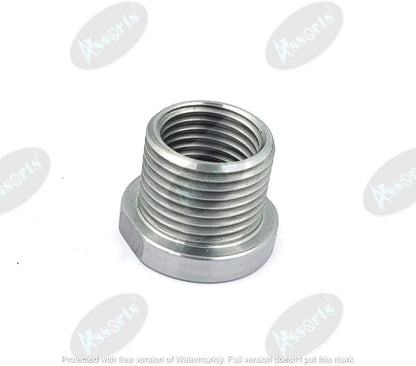 Woodworking Lathe Headstock Spindle Adapter Adaptor Male Thread 1-1/2" x 8 TPI to Female Thread 1-1/4" x 8 TPI