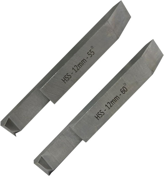Double End Internal External Threading HSS Tool Set for Lathe Machine (12 x 12 MM SHANK)