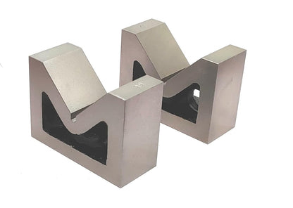 Assorts seasoned caste iron v block pair (75 x 56 x 31 MM (3" Inch)