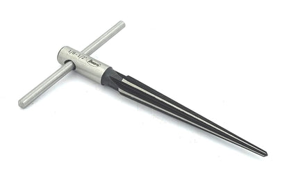 Hardened Alloy Steel Tapered Reamer to Align Holes & Remove Burrs (1/8" to 5/8" Inch)