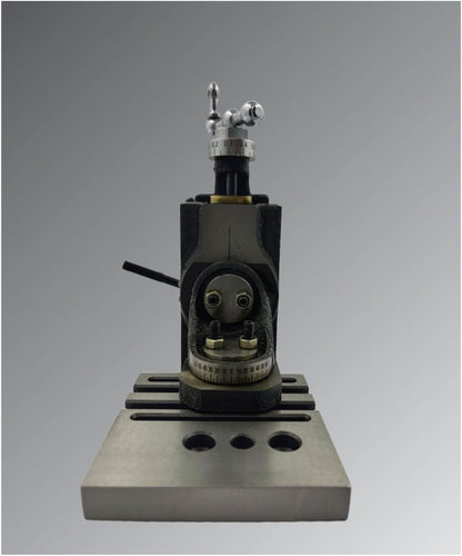 Assorts New Mini Swivel Vertical Slide (90mm X 50mm) featuring 3 Slots, a Side Scale, and a Base Plate, Enhanced with a Reliable 50mm 3-jaw Self-Centering Chuck including Back Plate