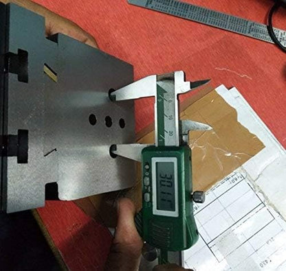 Lathe Milling Vertical Slide 100 x 125 mm with Clamping jaws