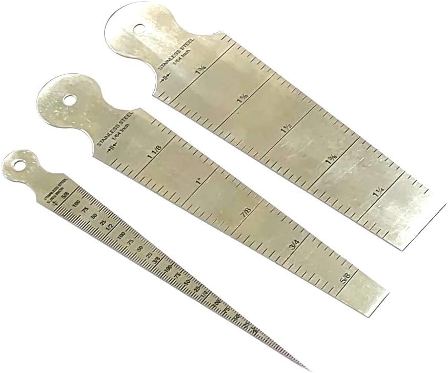 Assorts Set of 3 Bore Gauge Imperial & Metric Standards Range 1/16" to 1-3/4" (2 to 45 mm)