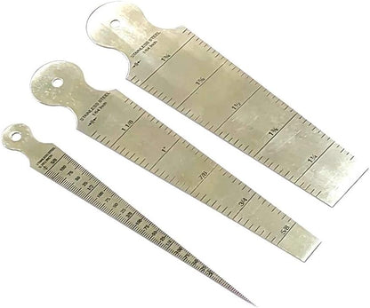 Assorts Set of 3 Bore Gauge Imperial & Metric Standards Range 1/16" to 1-3/4" (2 to 45 mm)