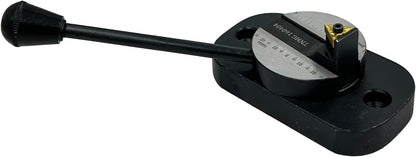ASSORTS Lathe Ball Turning Attachment – Oval Base with Size Scale – Single Bit – Convex & Concave Metal Sphere Radius Turning Fits Myford & Similar Lathes