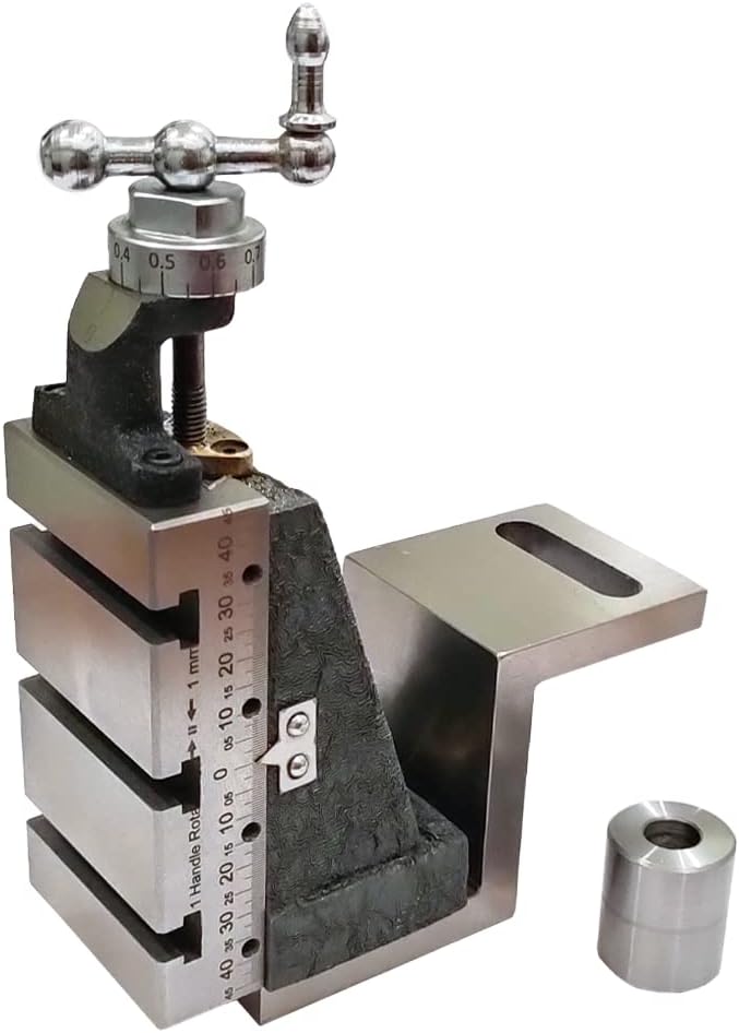 Mini Vertical Milling Slide Mounted on Z Type Angle Plate -Direct Fit for Mini Lathe Machine (Without Clamp)