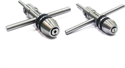 ASSORTS Spindle Tap Wrench Set (3/32" to 1/4" / M2.38 to M6.35 & 1/4" to 1/2" / M6 to M12)