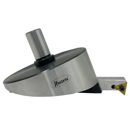 Assorts Large Head Size 4" Inch/ 100 mm Diameter Fly Cutter with Carbide Indexable tip Facing Tool (3/4" (19 mm) Straight Shank)