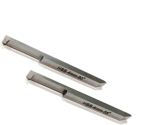 Double End Internal External Threading HSS Tool Set for Lathe Machine (4 X 4 MM SHANK)