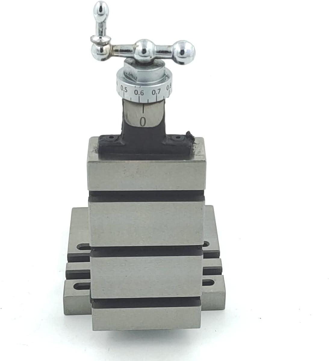 Assorts' Design Patent Mini Vertical Milling Slide with Base Plate- Direct Mounting on 7 x 14 Mini Lathe Machine