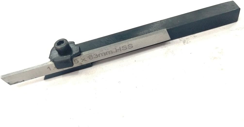 Set of 3 Mini Lathe Cut off Parting Tool Holders 6,8 & 10 mm Shanks with HSS Blades