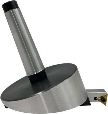 Large head size 4" Inch/ 100 mm diameter Fly cutter with Carbide Indexable tip facing tool (Morse Taper 3MT)