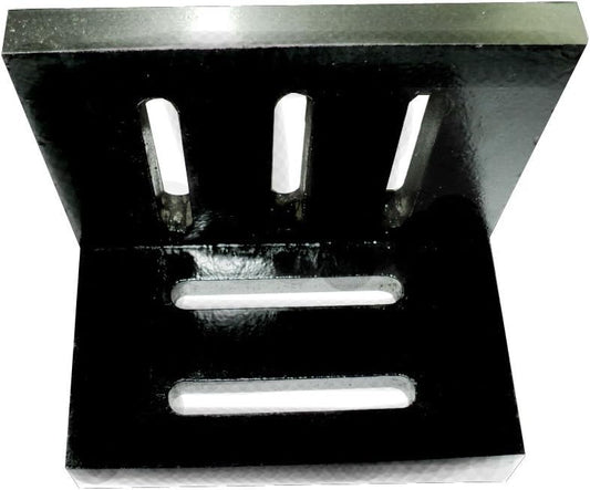New Precision Ground Slotted Caste Iron Angle Plate 7" x 5.5" x 4.5" Inches