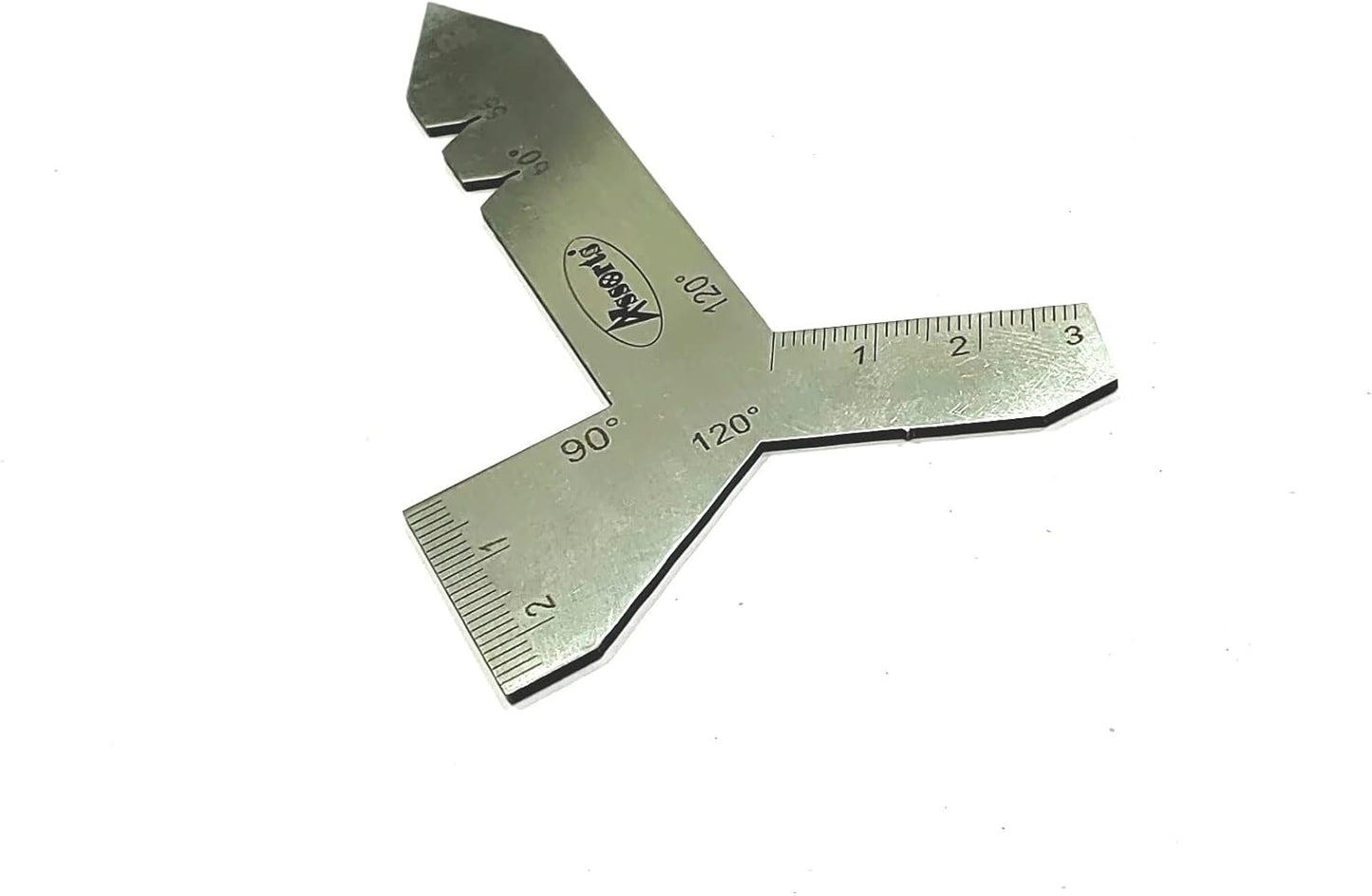 Stainless Steel Universal Grinding Gauge 55, 60, 90, & 120 Degrees Angle Tool