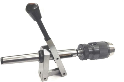 Sensitive Drilling Attachment For Lathe Machine To Avoid Drill Breakage (Drill Chuck Not Included) (Shank MT3- Drill Chuck Taper B12)