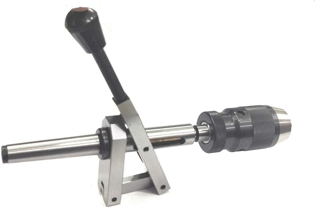 Sensitive Drilling Attachment For Lathe Machine To Avoid Drill Breakage (Drill Chuck Not Included) (Shank MT2- Drill Chuck Taper B16)