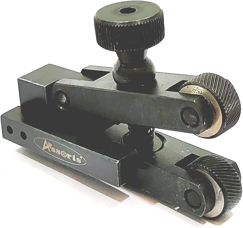 Mini V-Clamp 5-20 mm Adjustable force Spring action Knurling Tool for Lathe Machine Quick Change Tool Post