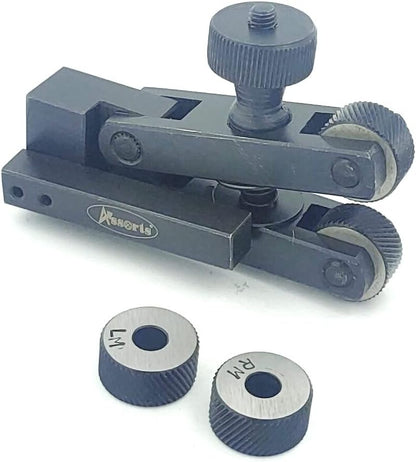 Set 2 Pc- Lathe Clamp Type Knurling Tools with 4 Spare Knurls