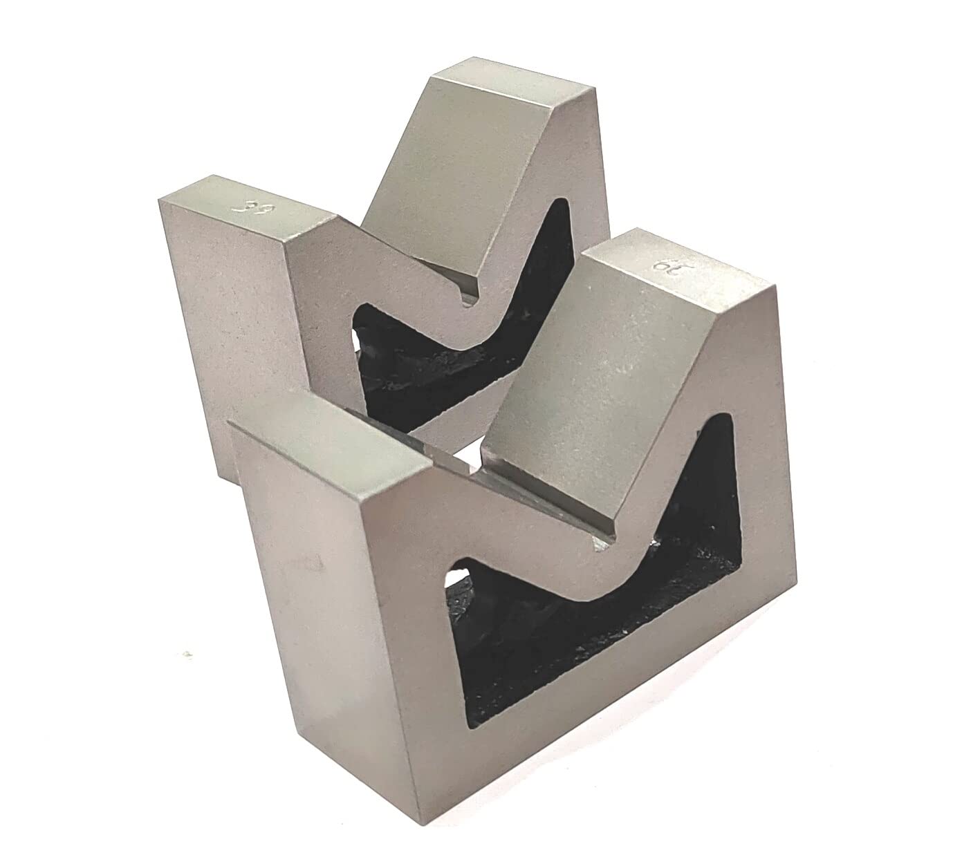 Assorts seasoned caste iron v block pair (75 x 56 x 31 MM (3" Inch)
