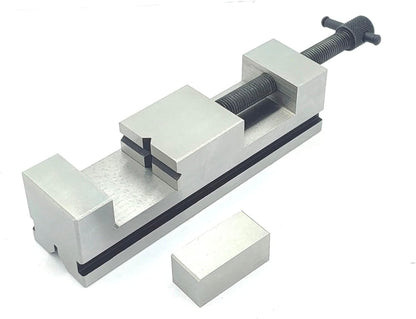 Hardened Tool Maker's Multi Purpose V Block Small Grinding 33 mm Jaw Width Vice II Made of Tool Steel