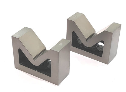 Assorts seasoned caste iron v block pair (75 x 56 x 31 MM (3" Inch)