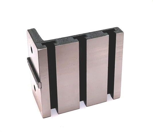 Caste Iron T- Slotted Webbed Angle Plate 110 x 105 x 60 mm-Work holding clamping Tools
