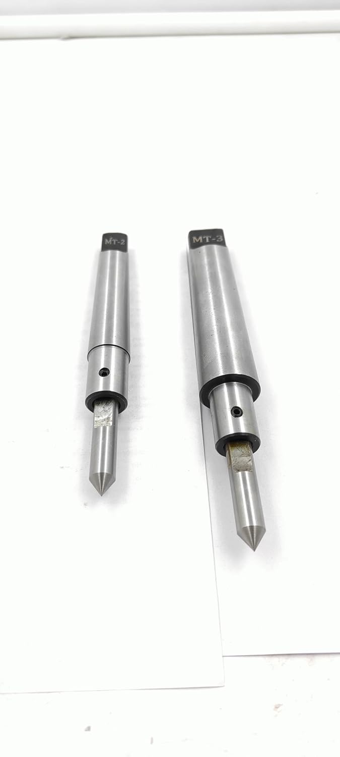 Assorts MT2 & MT3 Shank (Teng) Spring Center Tap Guide Tool Set - Aligns Tap for Threading on Lathes, Mills, and Jig Bores (set of both)