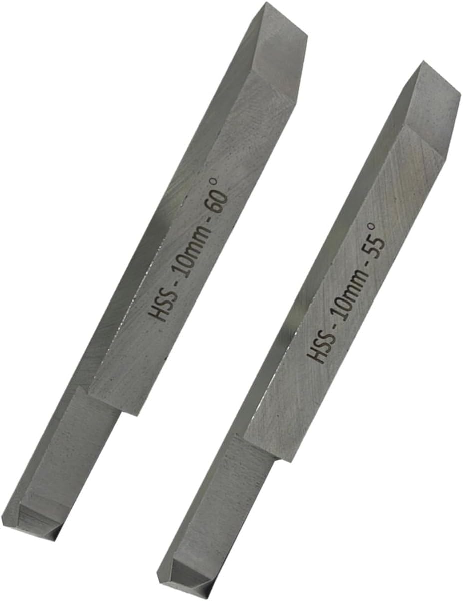 Double End Internal External Threading HSS Tool Set for Lathe Machine (10 X 10 MM SHANK)