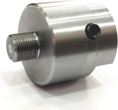 Lathe Spindle Adapter Connects 1" x 8 TPI Machine Spindle to M14 x 1 Threaded Chucks (ADAPTOR WITH 65 MM 3 JAW SELF CENTERING CHUCK)