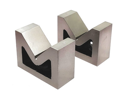 Assorts seasoned caste iron v block pair (75 x 56 x 31 MM (3" Inch)