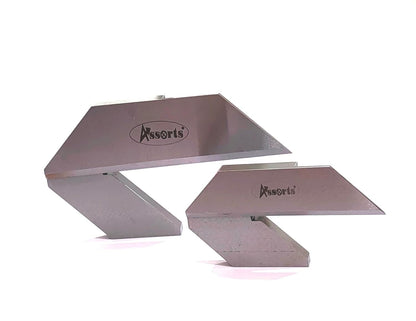Set of 2 Pcs. Center Squares/Finders- Capacities 1.5"(38 mm) & 3" (75 mm)- Find Centers of Round Objects Quickly