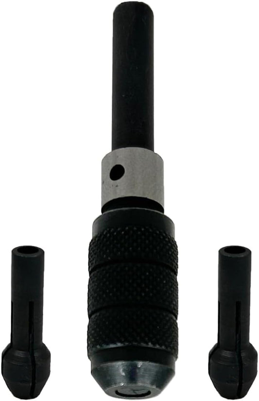 3 Piece Pin Chuck Set-Capacity: 0"-1/32", 1/32"-1/16", 1/16"-3/32"-Small Drill Bits