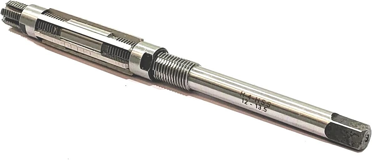 HSS M2 Grade Precision Expandable Reamers DIY Finishing Hand Tool (H-4 (12.0-13.5 MM))