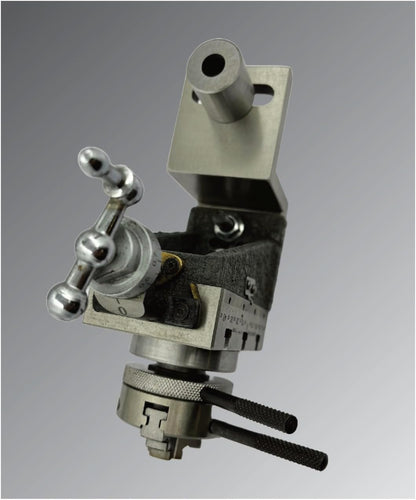 Assorts New Mini Fixed Vertical Slide (90mm x 50mm) with 3-Slots and Precision Side Scale, Z-Angle Plate, and 50mm 3-Jaw Self-Centering Chuck with Back Plate - for Mini Lathe Metalworking Projects