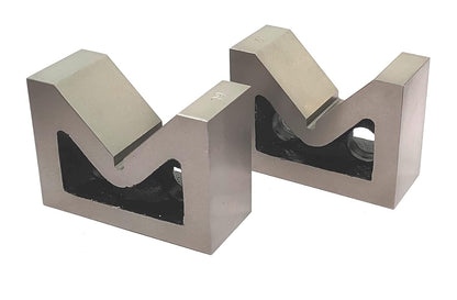 Assorts seasoned caste iron v block pair (75 x 56 x 31 MM (3" Inch)