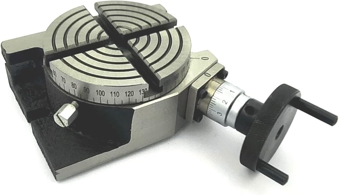 80 mm 3 Jaw Self Centering Chuck with Back Plate (Only Chuck with Back Plate without any Rotary Table)
