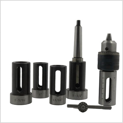 ASSORTS MT-2 TAPPING/DRILLING/THREADING ATTACHMENT WITH DIE HOLDER WITH DRILL CHUCK