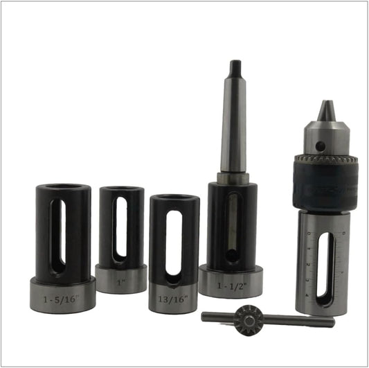 ASSORTS MT-2 TAPPING/DRILLING/THREADING ATTACHMENT WITH DIE HOLDER WITH DRILL CHUCK