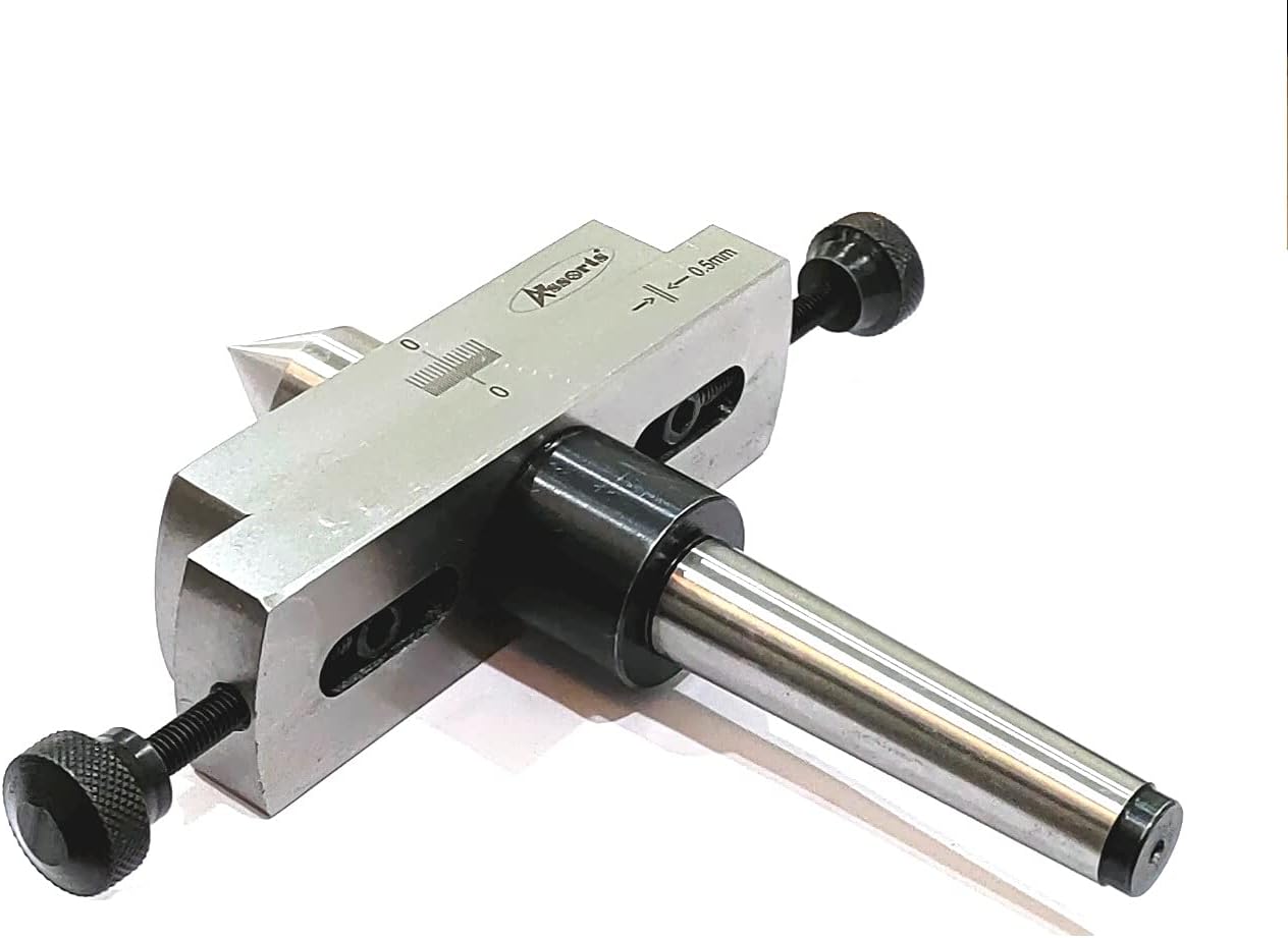 Taper Metal Turning Attachment in 2MT Shank for Off-setting Lathe's Tailstock