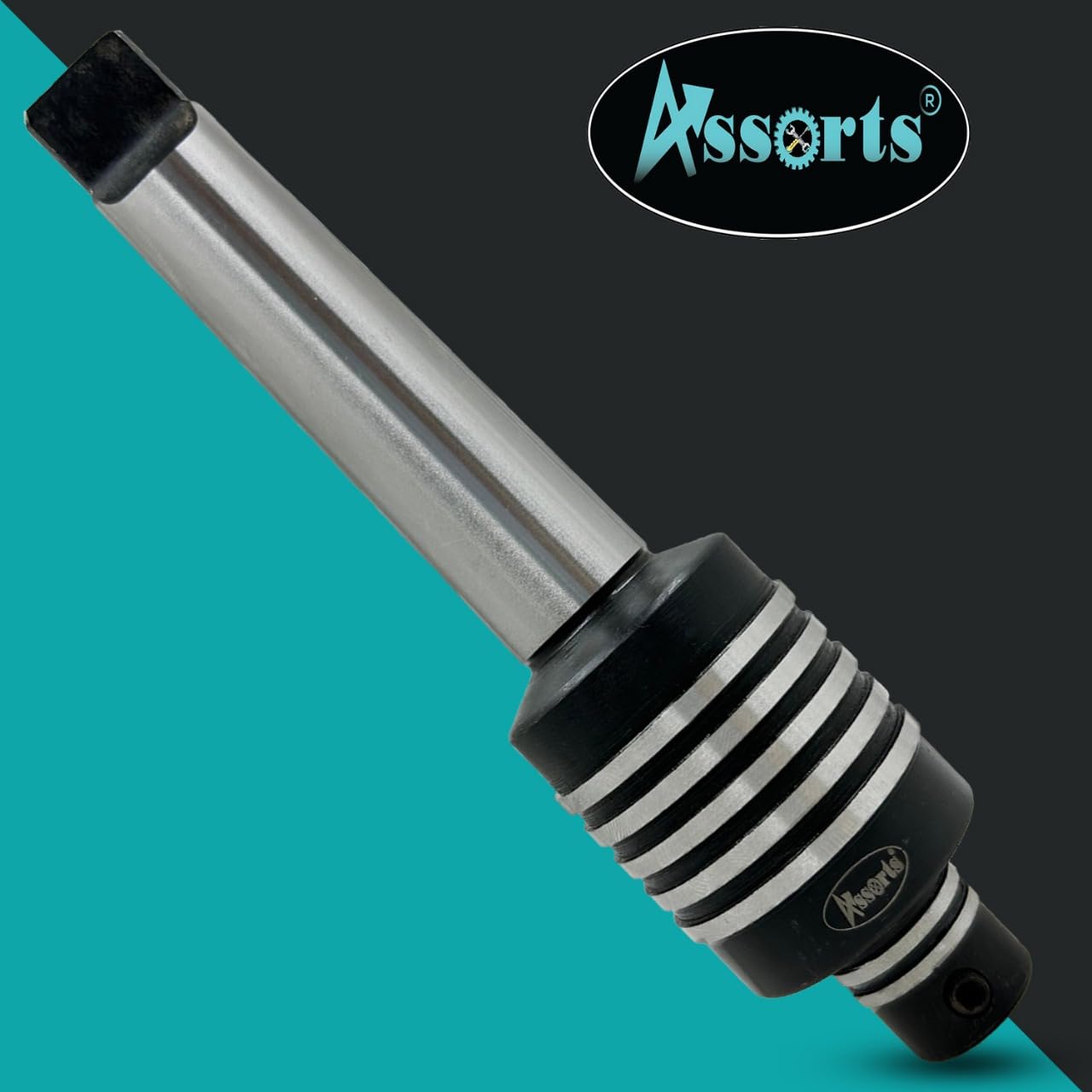 Assorts MT3 Teng Style Rotary Broaching Tool with 7 HSS Hex Punches (3mm–12mm) – High Precision Lathe Broach Set