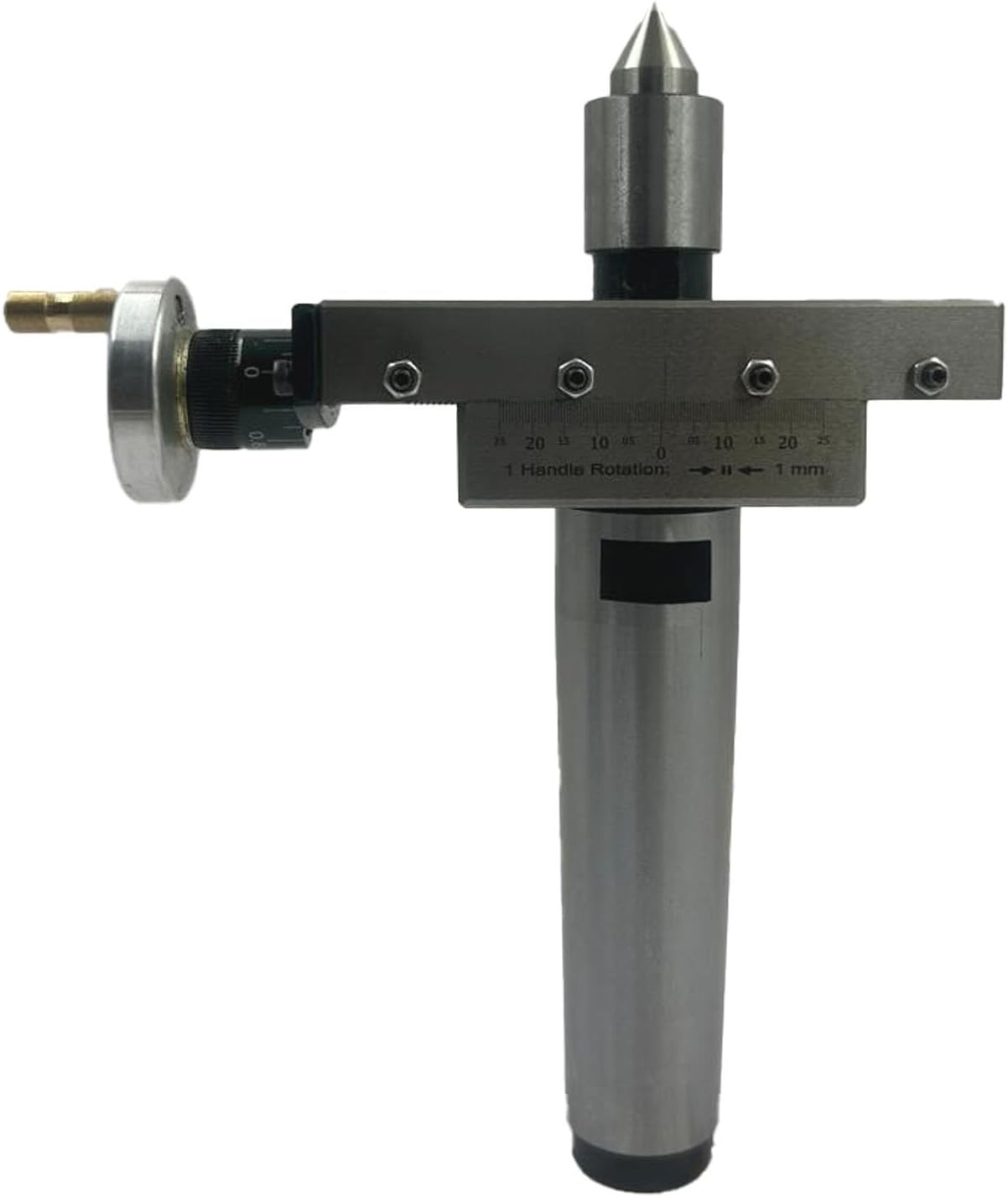 NEW IMPROVED TAPER TURNING ATTACHMENT WITH REVOLVING LIVE CENTER FOR LATHE MACHINE-METRIC (MORSE TAPER 4MT)