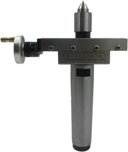 NEW IMPROVED TAPER TURNING ATTACHMENT WITH REVOLVING LIVE CENTER FOR LATHE MACHINE-METRIC (MORSE TAPER 4MT)