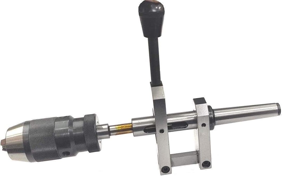 Sensitive Drilling Attachment For Lathe Machine To Avoid Drill Breakage (Drill Chuck Not Included) (Shank MT2- Drill Chuck Taper B16)
