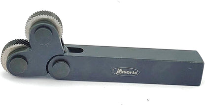 Pivot Head Diagonal Dual 2 Wheel 1.5 MM Pitch Knurling Tool for Lathe Machine