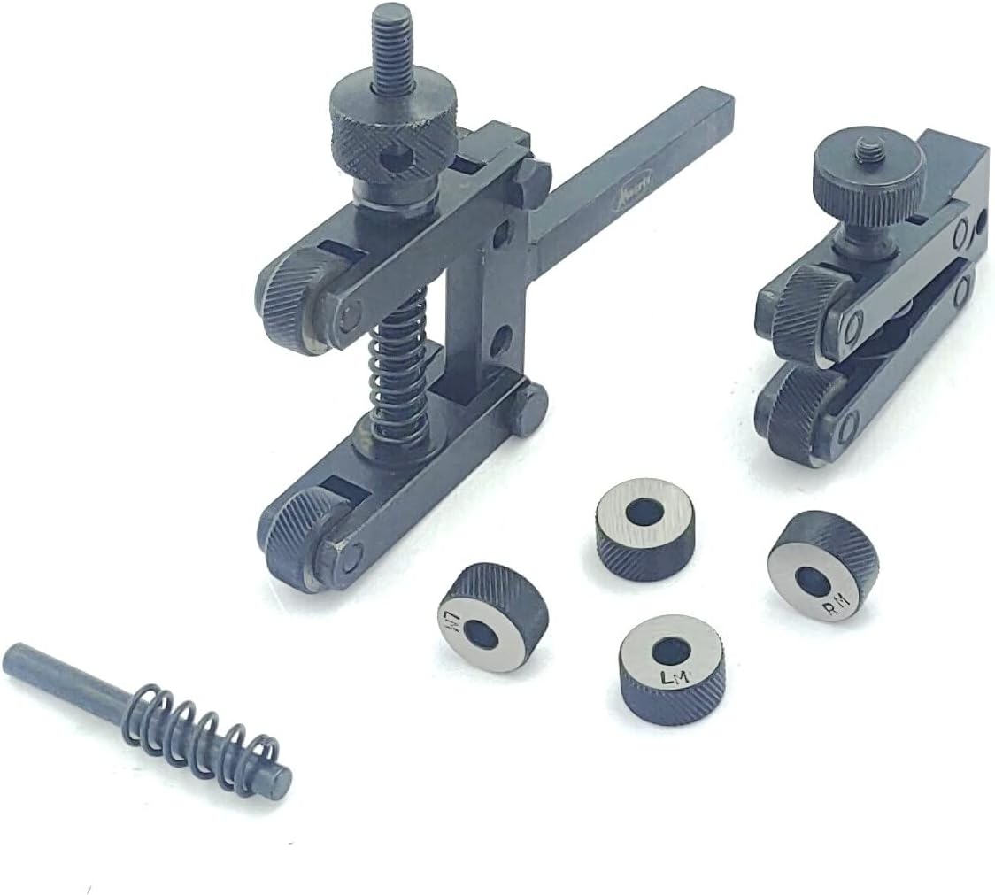 Set 2 Pc- Lathe Clamp Type Knurling Tools with 4 Spare Knurls