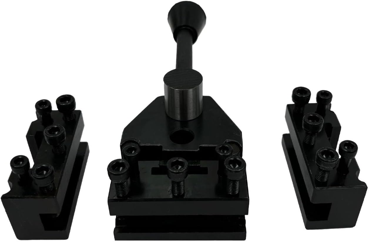 Swiss Type Quick Change Tool Post Compatible for Direct Mount to Myford Lathes